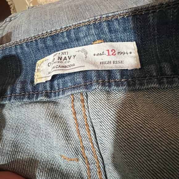 Old Navy Classic Blue Flare Boho Bootcut High Rise Women's Stretch Jeans Sz 12 - Picture 10 of 11